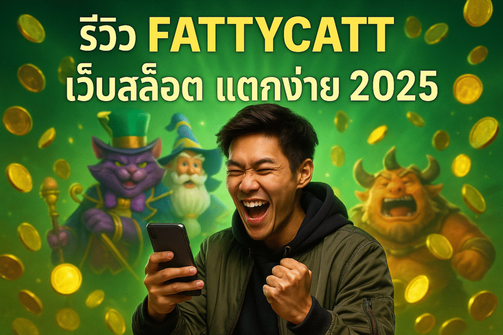 รีวิว FATTYCATT เว็บสล็อต แตกง่าย 2025
